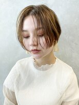 アイティー バイ アルバム 中野店(IT by ALBUM) タイトストレート_マロンベージュAラインボブ_98084