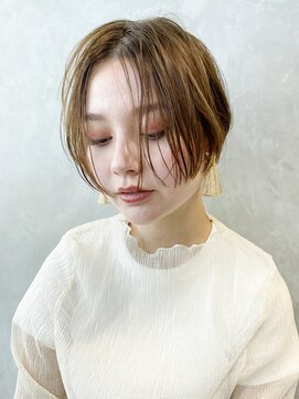 アイティー バイ アルバム 中野店(IT by ALBUM) タイトストレート_マロンベージュAラインボブ_98084