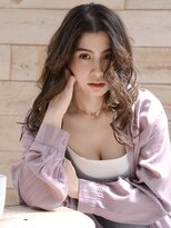 ロアー ヘアー ワメン(RAWR hair WaMen)&nbsp;【RAWR】ココアブラウン_色気_ブルベ_パーマヘア