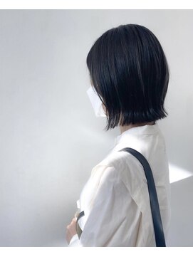 モアナ バイ ヘッドライト 沖縄豊見城店(Moana by HEADLIGHT) Moana【豊見城】#ブルーアッシュ#結べるボブ#ぱっつんボブ