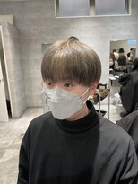 アンダーバーホワイト(_WHITE)&nbsp;シースルーマッシュ【グレージュ】