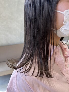 シベルバレー 横浜(sibell) ＊セミロングレイヤーカット顔周りレイヤーウルフハッシュカット