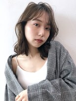 アイティーバイアルバム 松戸店(IT by ALBUM)&nbsp;ニュアンス巻き_オリーブカラーハイライトカラー_8100