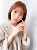 まとまるボブ 内巻きスタイルで可愛く【横浜】w