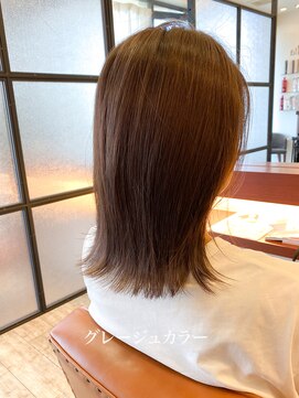 マーリャヘアー(mallia hair) グレージュカラー