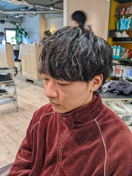 コワファーストナガサキシャンプーボーイ(COIFF1RST NAGASAKI SHAMPOO BOY) 王道マッシュ×ソフトツイストスパイラルパーマ