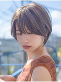 王道でシンプルなショートボブ