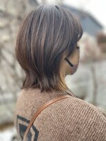 ナゴミ(NAGOMI)&nbsp;サイド短めウルフ　30代/40代/50代