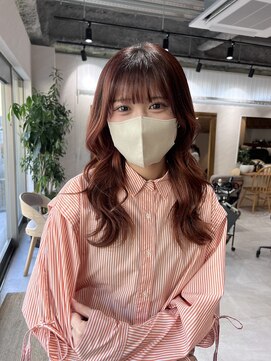 アドア 横浜(ADORE) 【ADORE横浜】レイヤーカット×レッドブラウン