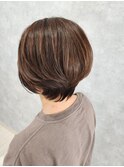 丸みショートボブ