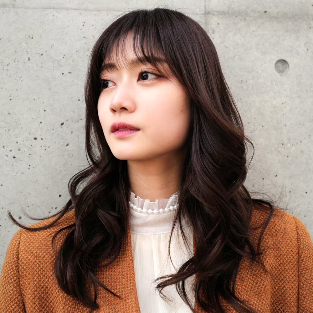 カット+リタッチカラー+プレTR　\4700