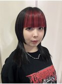 ダブルカラーミルクティーベージュカラーショートボブブリーチ