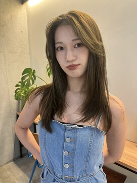 ナループロアボタン(Nalu pu loa BOTAN) レイヤーミディアム/シャギーレイヤー/オリーブブラウンカラー