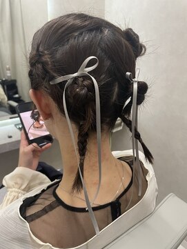 ロウ 札幌(ROW) ヘアセットヘアアレンジ/ライブ参戦ヘア/結婚式ヘアイベントヘア
