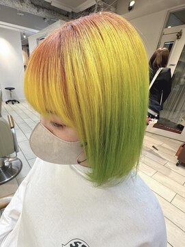 テトラ バイ ネオリーブ 横浜西口店(tetra by neolive) 派手派手デザインカラー＊*【横浜/横浜駅】