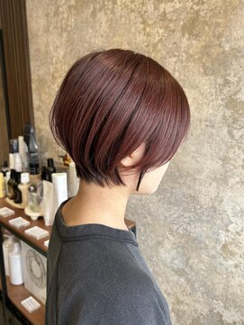 グレロ(G’RELO) ★コンパクトショート/うる艶バーガンディー/髪質改善
