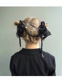 卒業式ヘアセット