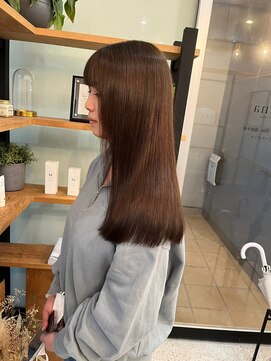 ジーナ 船橋(Zina) 髪質改善*ロングレイヤーグレーベージュ*美髪【Zina船橋】