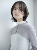 イメチェン/ホワイトブロンド/外ハネボブ/美髪/泉中央49