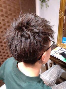 レガーメ(Legame)の写真/再現性が高く、スタイリングも簡単なメンズカット◎忙しい朝も簡単にキマるメンズスタイルに〔横浜平沼橋〕