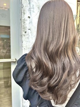 クロト(Clotho) ブリーチなしマロンベージュ/ダブルカラーハイライト白髪ぼかし