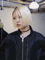 キャロルガーデンズ ボコカ 表参道(Carroll Gardens bococa) ラインボブ/切りっぱなし/ワンレン/ブリーチ 【azu担当】