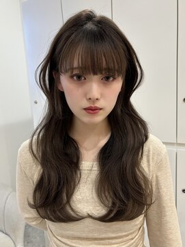 アスター 天神大名店(Aster) 小顔に見えるトレンドヘア/黒髪/オリーブグレー/ココアベージュ