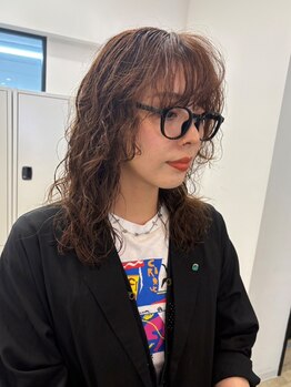 忙しい朝も簡単におしゃれスタイリング♪動きと柔らかさをプラスした似合わせパーマで垢抜けヘアに◎西千葉