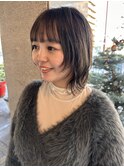 顔周りレイヤースタイル