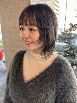 顔周りレイヤースタイル