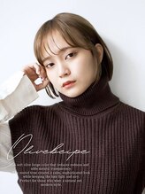 *ショートボブ × オリーブベージュ*