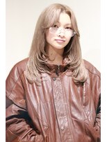ステラ ヘア デザイン サロン(STELLA hair design salon)&nbsp;ミルクティーベージュ×レイヤー　A