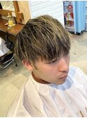 MEN’S/リバースセンターパート/ニュアンスパーマ/三鷹
