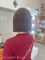 リリーエココル(LILY et cocoru) 切りっぱなしボブ
