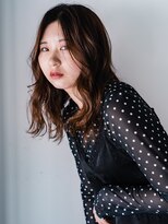 ヘアークラフト(Hair Craft)&nbsp;コテ巻き風パーマ×ロングレイヤー【岡山】デジタルパーマ