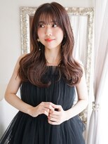 ホール(WHOLE) 【WHOLE】ゆるやかウェーブ×柔らかピンクブラウン