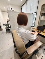 キュエム(Cuem)&nbsp;【Cuem 菅原】前下がりボブ艶縮毛矯正HITAトリートメント