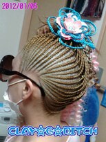 クレイジービッチ(CLAY G BITCH)&nbsp;仙台成人式 仙台エクステ ヘアセット ブレイズ ショートBRAIDS