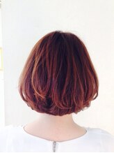 サロン ド ハル salon de HARU 小顔ヘアーのナチュラルショートボブ/パーソナルカラー