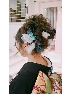 ワークスヘアー(WORKS HAIR) 成人式ヘアアレンジ