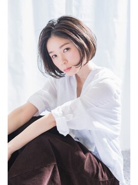 ヴァンクシー バイ ルナ(VANKCY by Luna) ボブ ショートボブ 簡単 20代 30代 ナチュラル 伸ばしかけ 黒髪