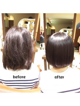 ネオリーブチノ 登戸店(Neolive cino) 【neolive cino】髪質改善酸熱トリートメントで艶髪☆