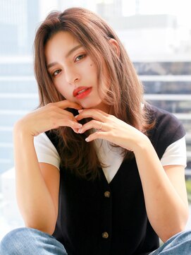 エステージ 日根野店(S-TAGE) マロンベージュ×ミディアム