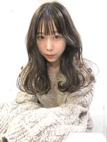 ラブクロムトーキョー オモテサンドウ(LOVECHROME OMOTESANDO)&nbsp;後れ毛でつくる韓国風くびれヘア☆メルティカラーダークブラウン