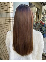 プレゼンス ネイヴィ(PRESENCE NAVY) 艶髪ストレートロング/ナチュラルブラウン