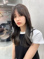 ロンド マーレ 天神大名店(Lond mare)&nbsp;顔周りカットでくびれ巻きスタイル　レイヤーカット　グレージュ