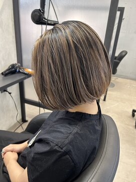 ユニー(uniii) 【uniii/新宿】バレイヤージュ×ボブ