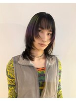 楪(yuzuriha) design color × face layer cut