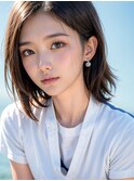 透け感を感じるレイヤーが主役のBOB○20代30代40代○
