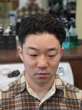 アパッシュ 東光店(Apache) ナチュラルバックパーマ×テーパーフェード